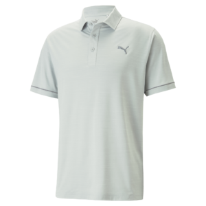PUMA 538709-02 CLOUDSPUN HAYSTACK POLO - POLO MAJICA MOŠKA - SIVA BARVA - US XL