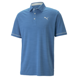 PUMA 538709-08 CLOUDSPUN HAYSTACK POLO - POLO MAJICA MOŠKA - MODRA BARVA - US S