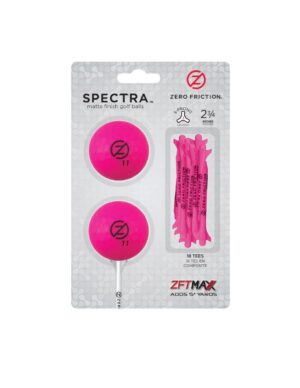 ZERO FRICTION SPECTRA TWO BALL-TEE PACK MAGENTA - ZFTBTF