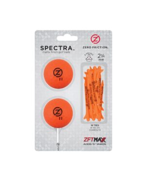 ZERO FRICTION SPECTRA TWO BALL-TEE PACK ORANGE - ZFTBTFO