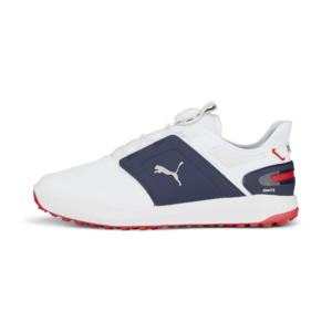 PUMA 376080-04 IGNITE ELEVATE DISC - ČEVLJI MOŠKI - BELA/RDEČA BARVA - EU 39