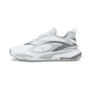 PUMA 376357-02 GS-FAST - ČEVLJI UNISEX - BELA/SIVA BARVA - EU 42.5