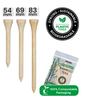 LONGRIDGE Bamboo Tees - Size: 69 mm 40 kom