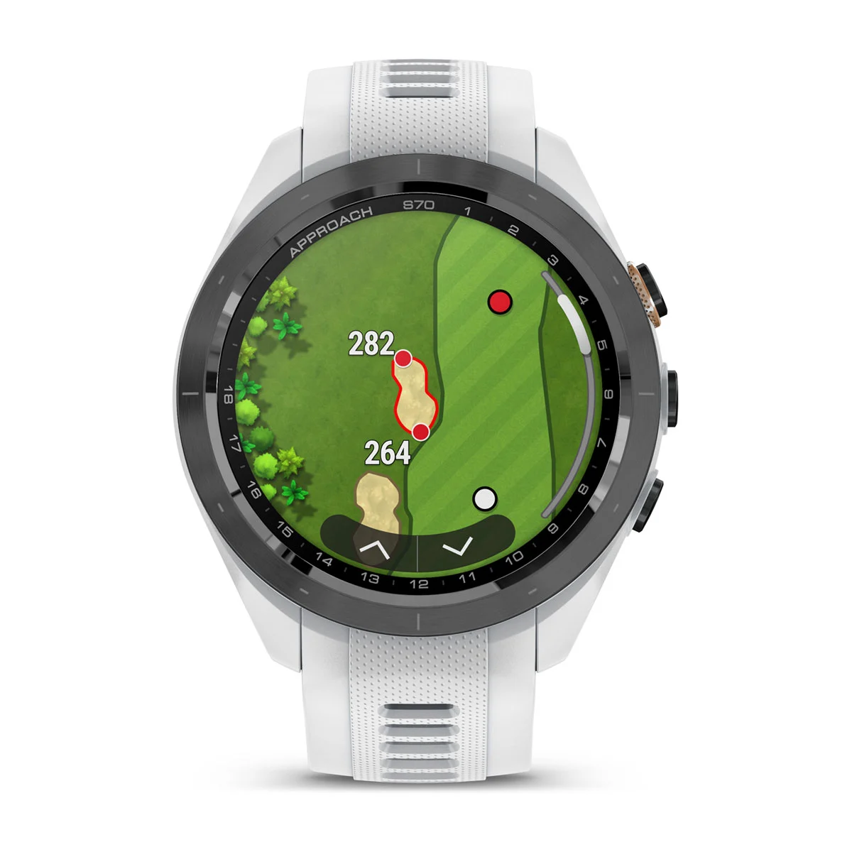 GARMIN 010-02746-10 APPROACH S70 - GOLF URA - BELA BARVA - 42MM - slika 3