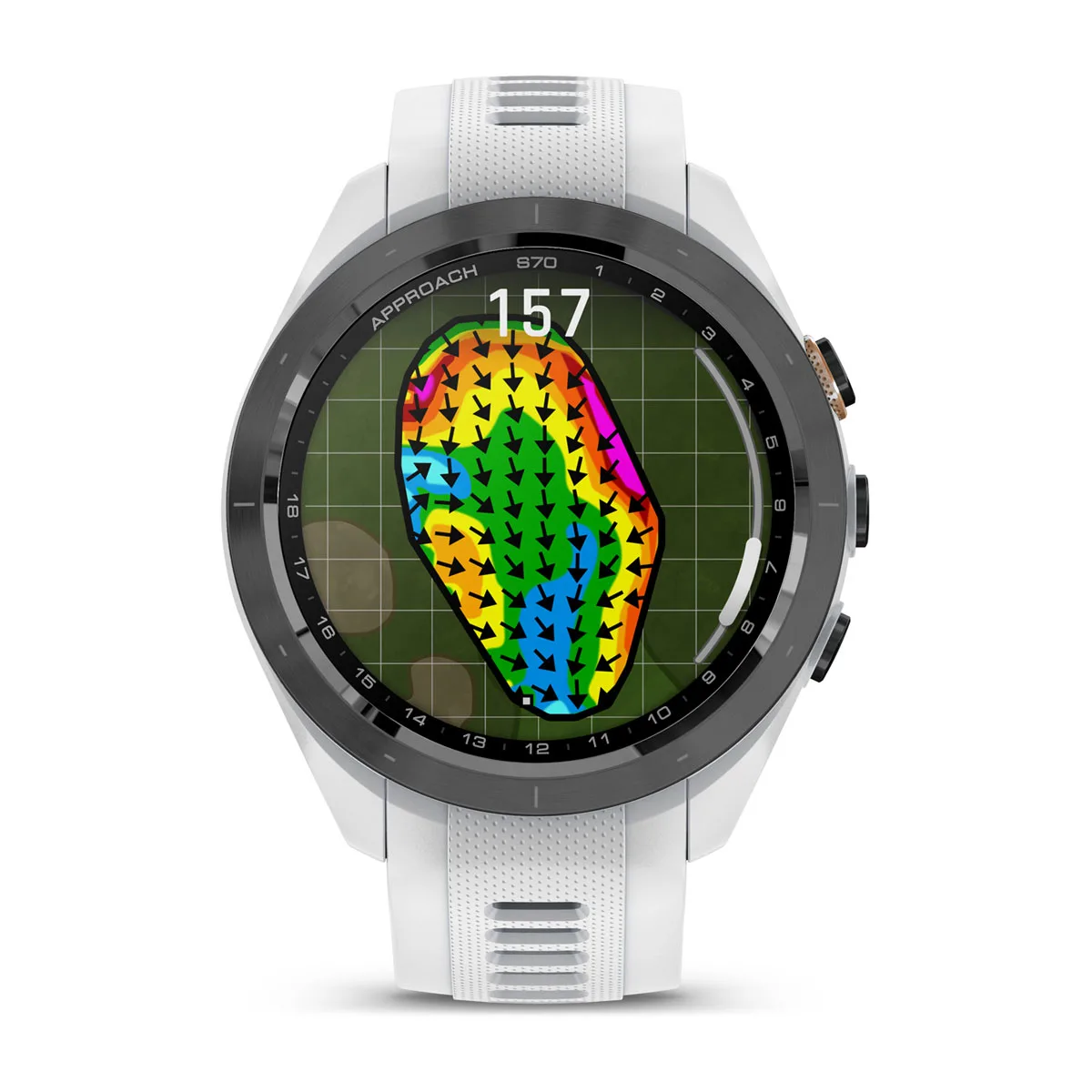 GARMIN 010-02746-10 APPROACH S70 - GOLF URA - BELA BARVA - 42MM - slika 6