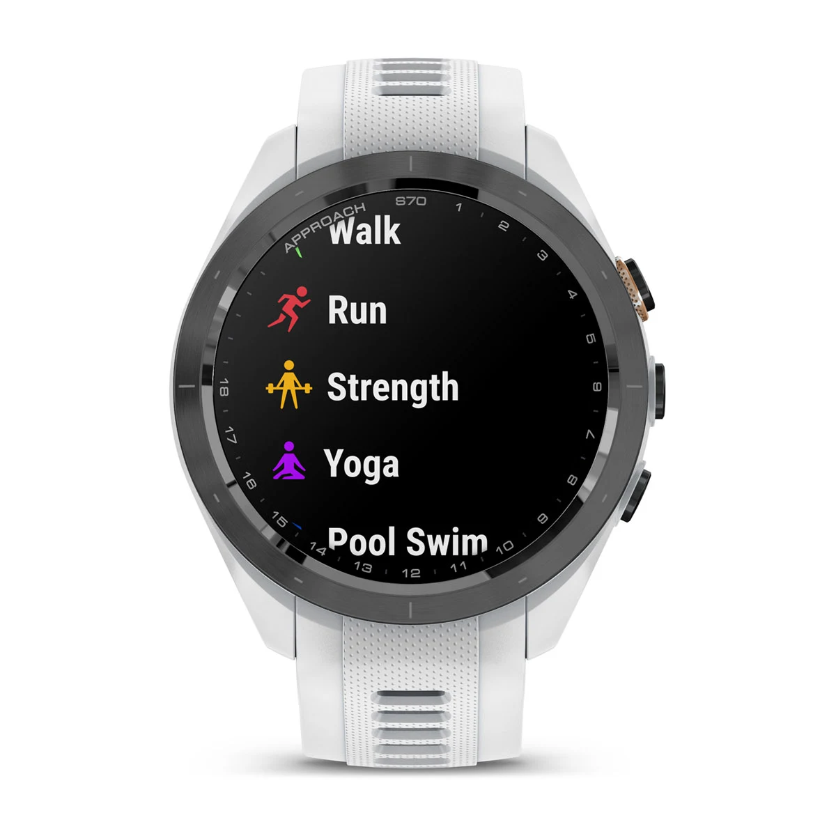 GARMIN 010-02746-10 APPROACH S70 - GOLF URA - BELA BARVA - 42MM - slika 9