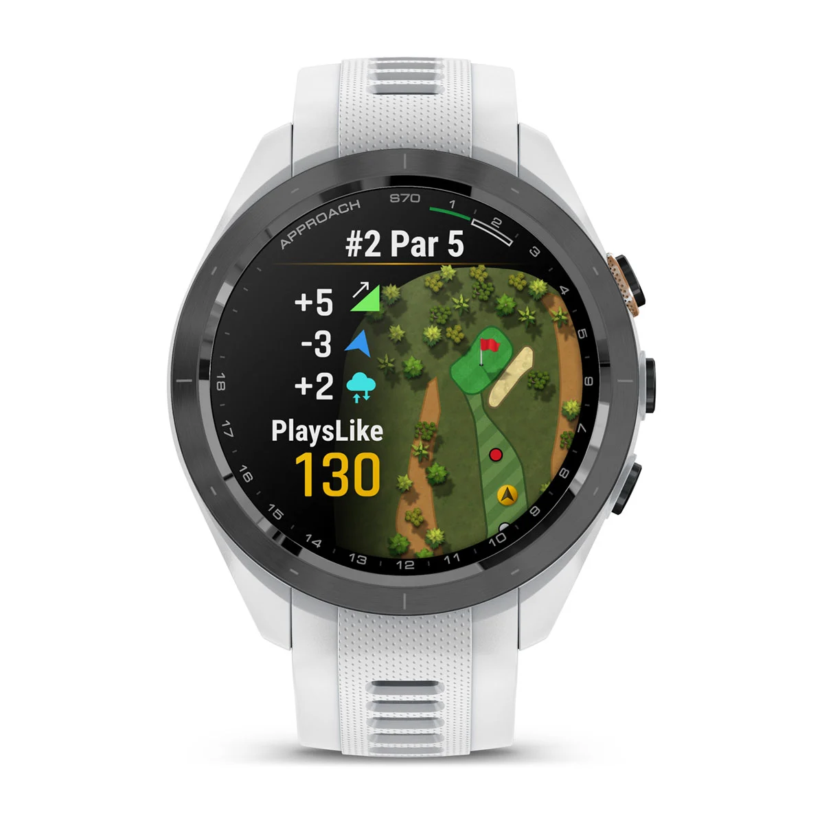 GARMIN 010-02746-10 APPROACH S70 - GOLF URA - BELA BARVA - 42MM - slika 12