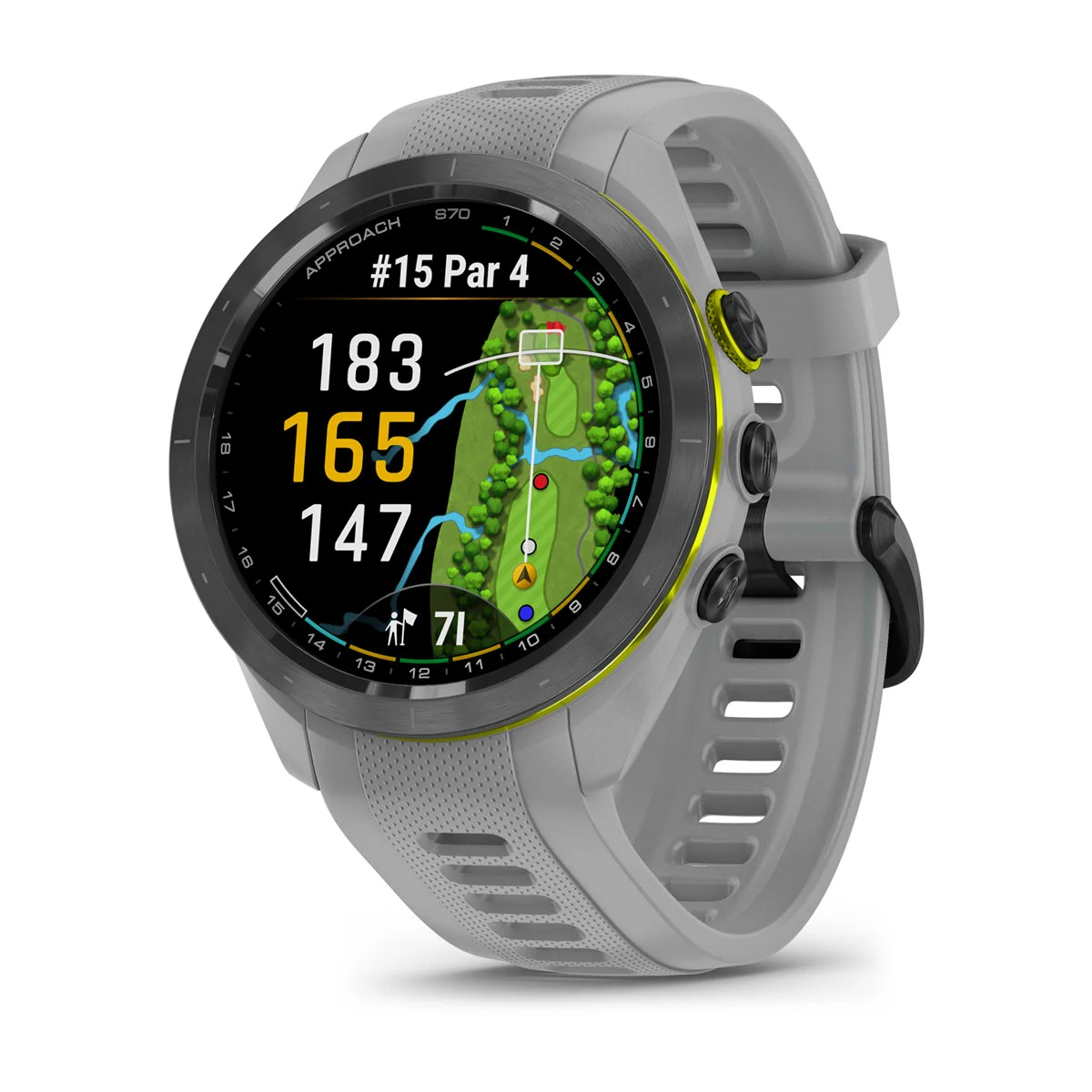 GARMIN 010-02746-11 APPROACH S70 - GOLF URA - SIVA BARVA - 42MM