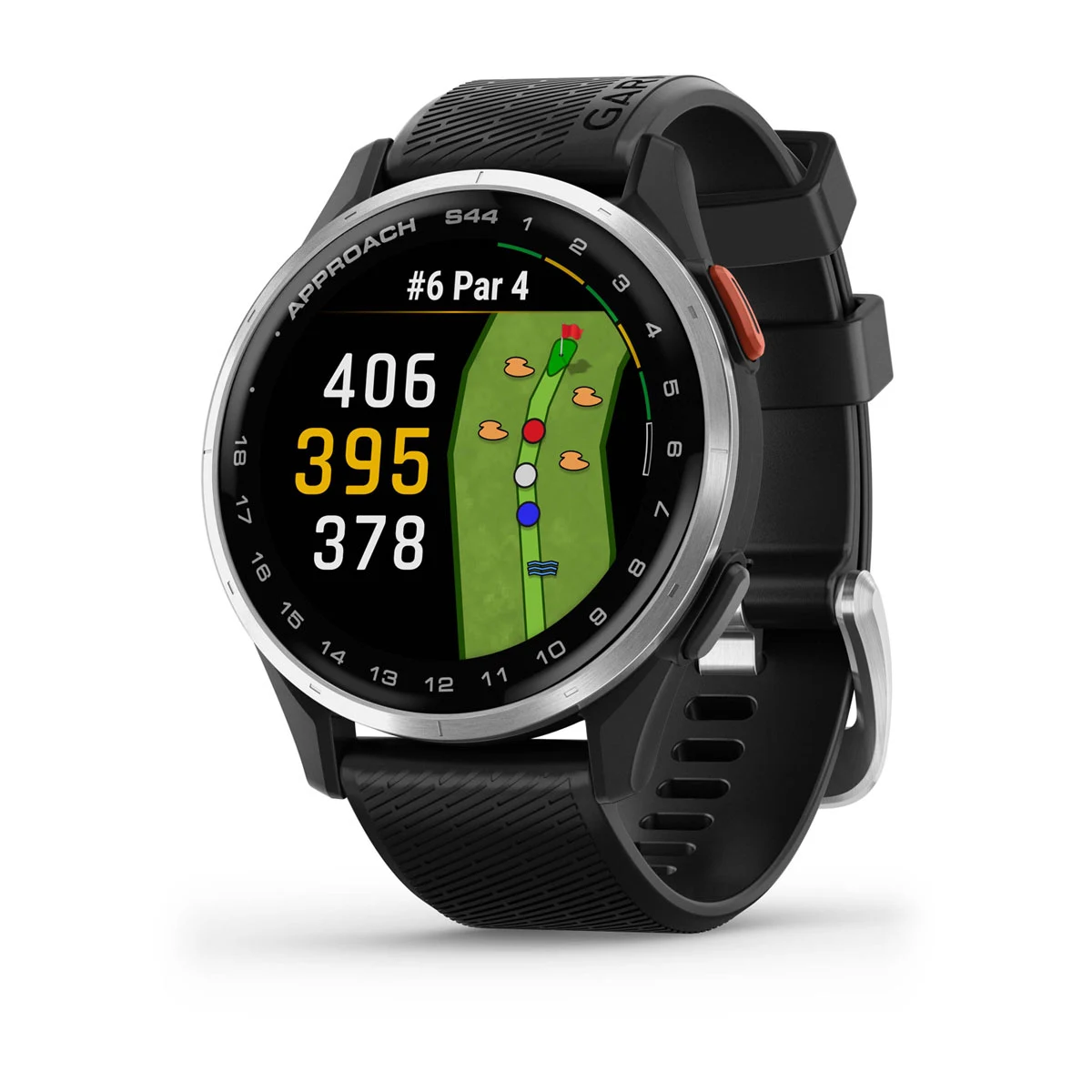 GARMIN 010-03009-00 APPROACH S44 - GOLF URA - ČRNA BARVA - 43MM