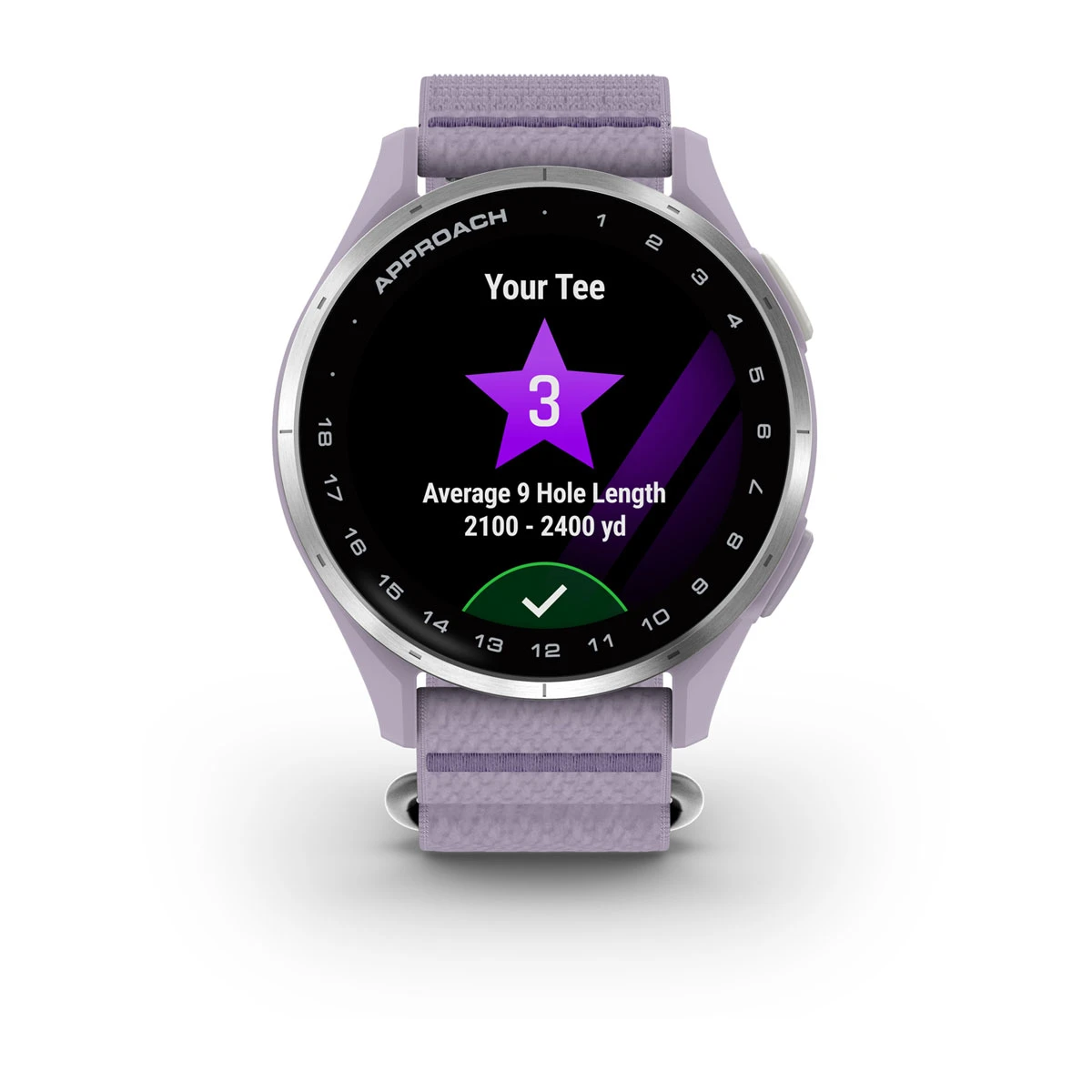 GARMIN 010-03898-10 APPROACH J1 - GOLF URA - LILA BARVA - 43MM - slika 3