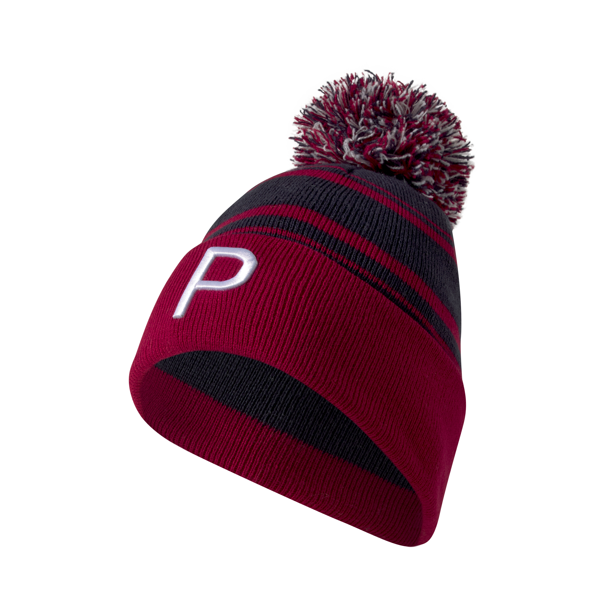 PUMA 023621-02 MEN'S P REMOVABLE POM BEANIE - KAPA MOŠKA - MODRA BARVA - INT OSFA
