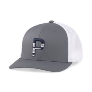 PUMA 023738-03 SUNDOWN TRUCKER P SNAPBACK CAP - KAPA MOŠKA - SIVA BARVA - INT OSFA