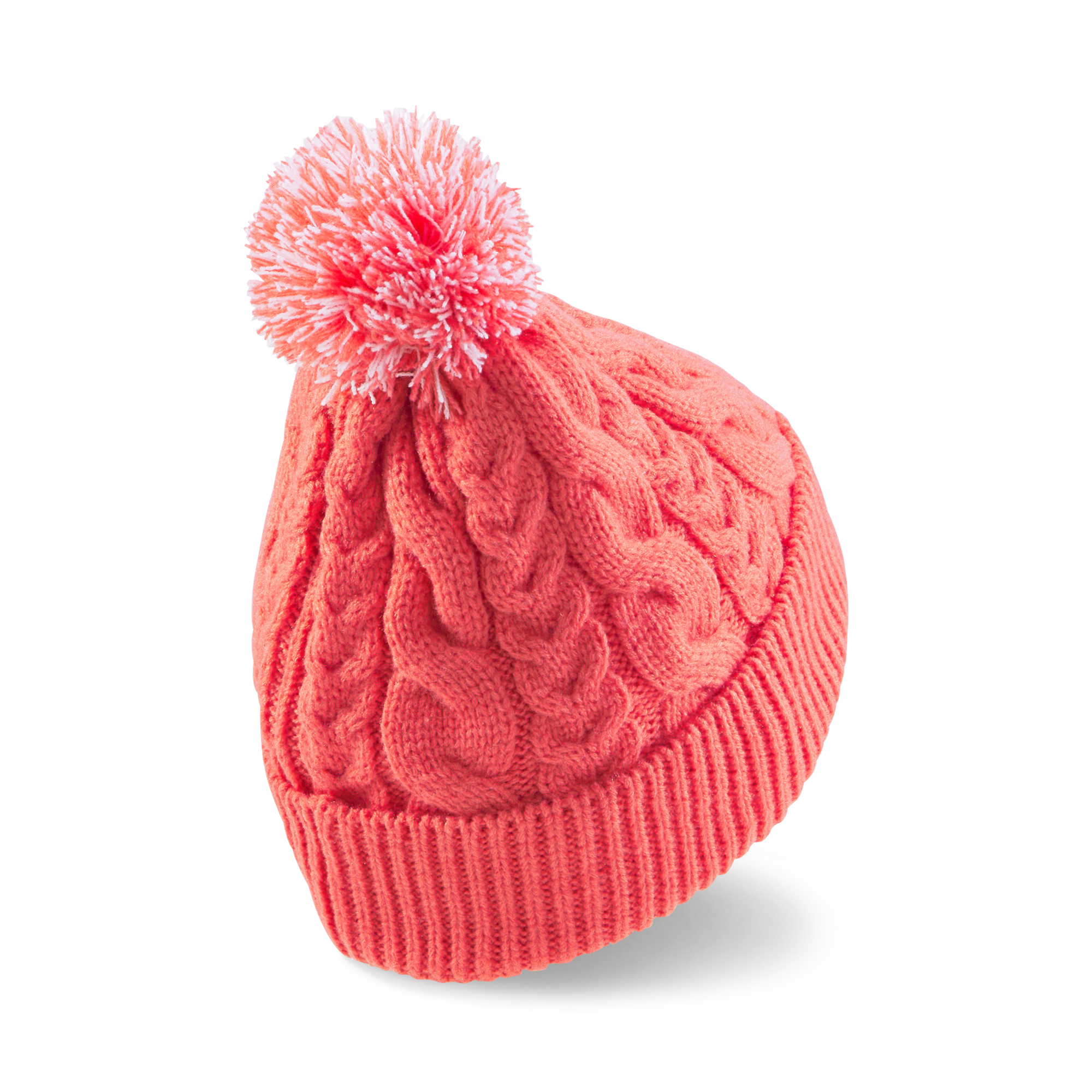 PUMA 024218-03 W'S CABLE POM BEANIE - KAPA ŽENSKA - ROZA BARVA - INT OSFA - slika 2