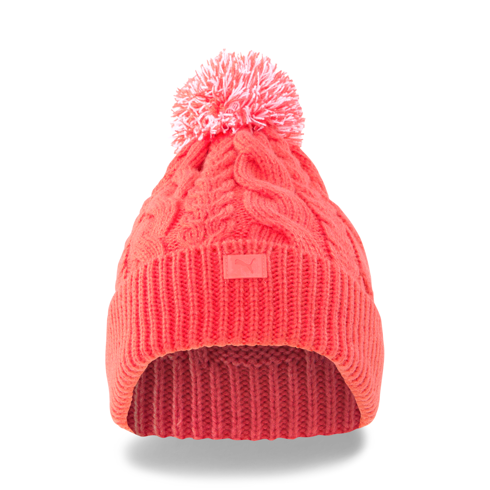 PUMA 024218-03 W'S CABLE POM BEANIE - KAPA ŽENSKA - ROZA BARVA - INT OSFA - slika 3