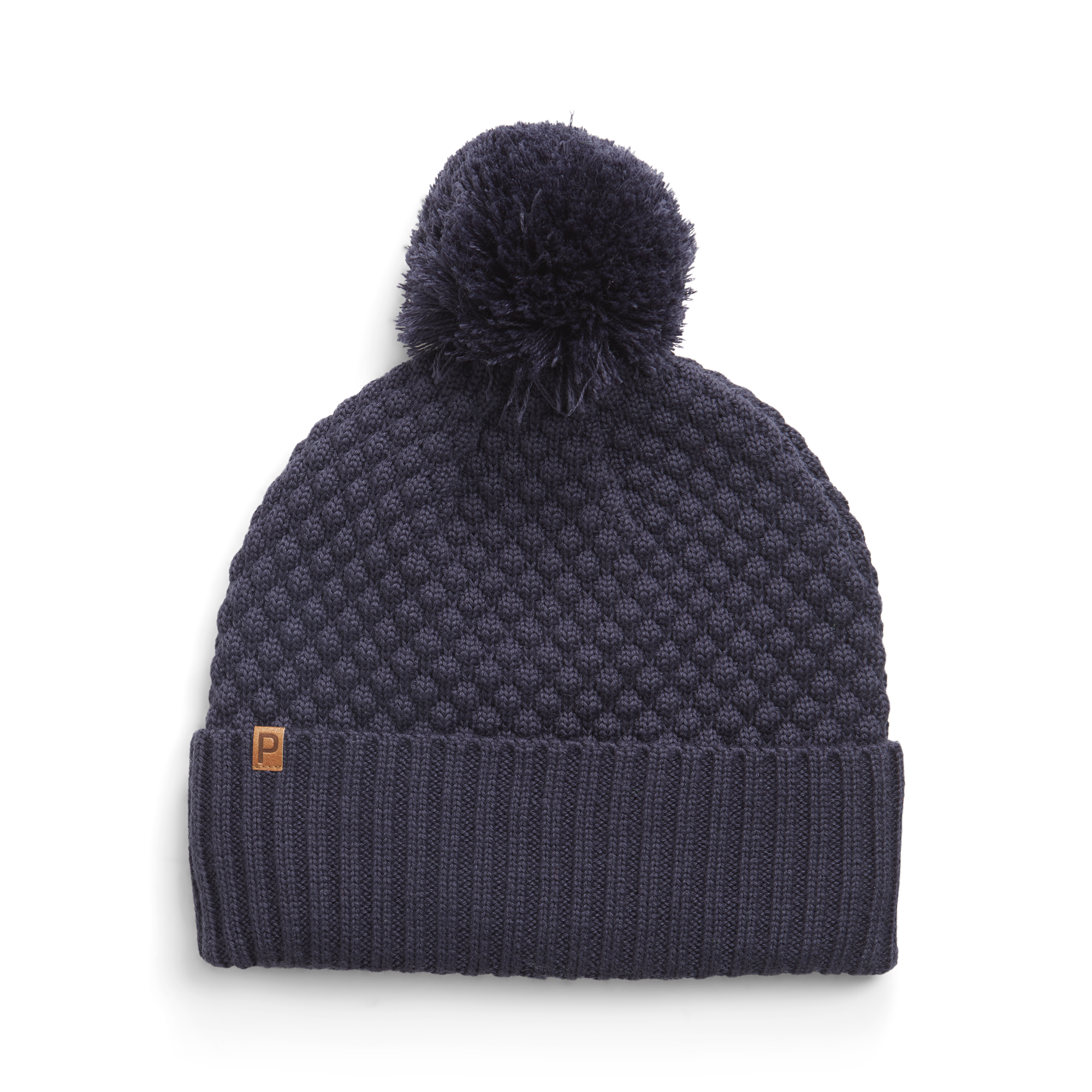 PUMA 024808-01 W WRMLBL POM BEANIE - KAPA ŽENSKA - MODRA BARVA - INT OSFA