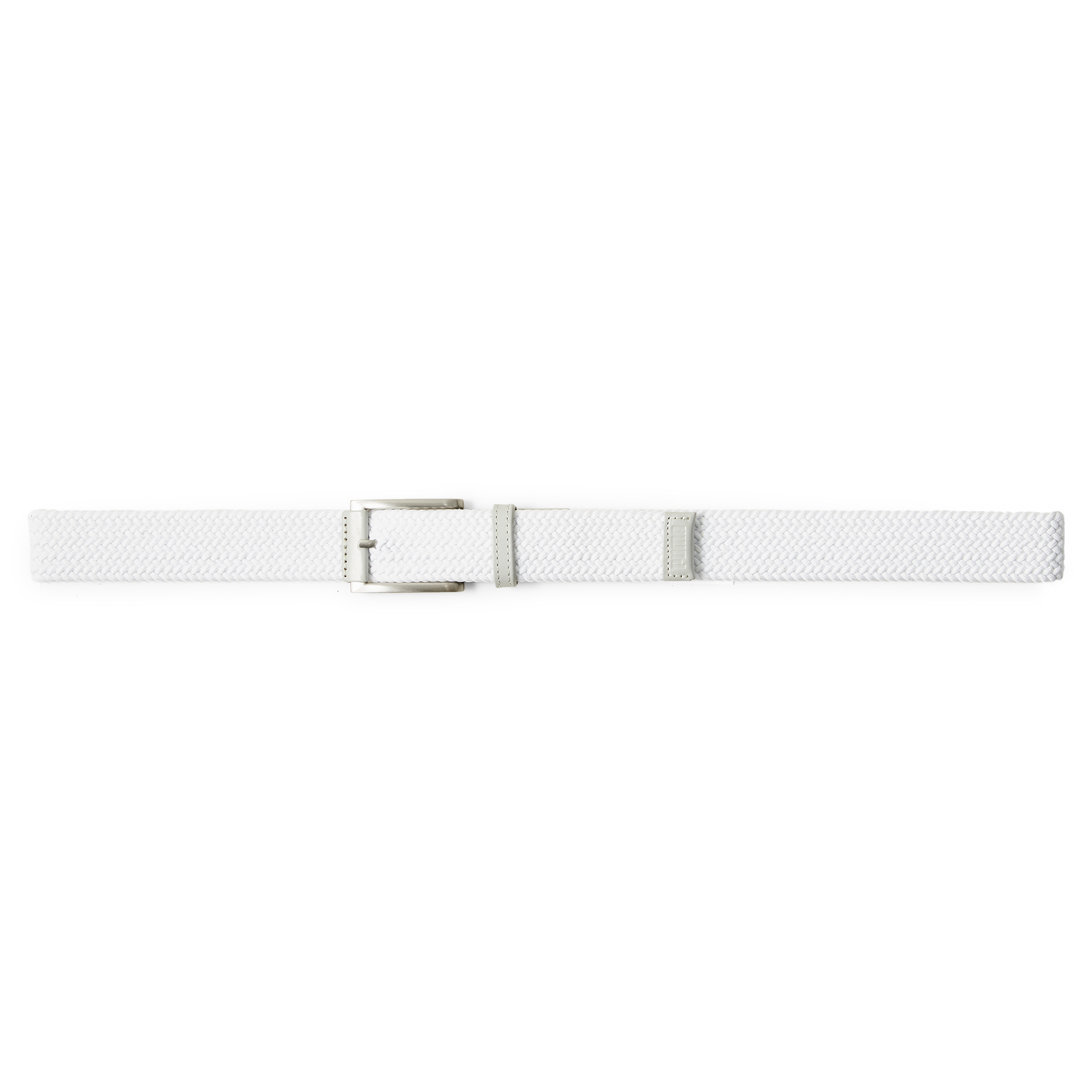 PUMA 054213-04 JACKPOT BRAIDED BELT - PAS MOŠKI - BELA BARVA - EU S/M