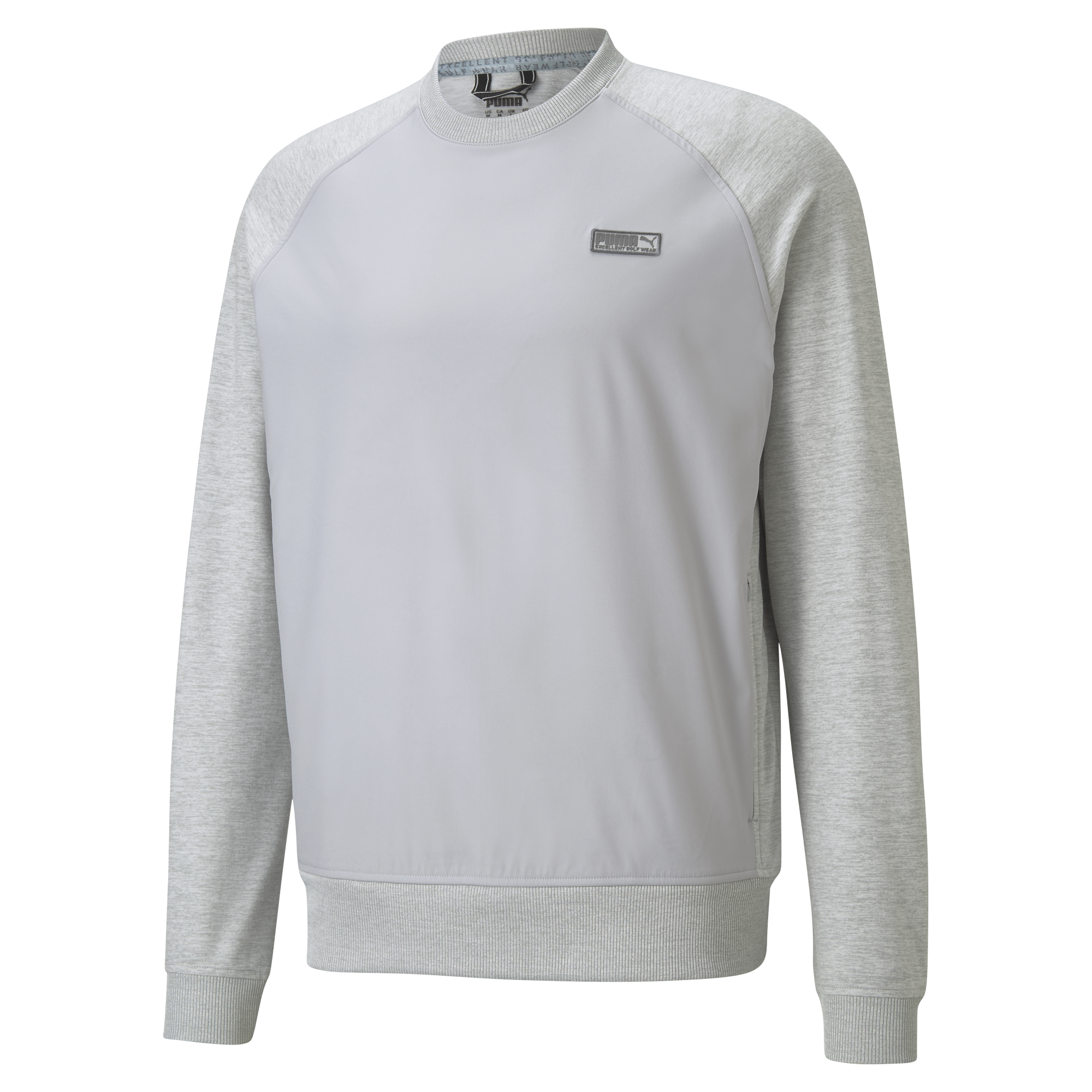PUMA 530154-02 EGW CLOUDSPUN PM CREWNECK - PULOVER MOŠKI - SIVA BARVA - US M