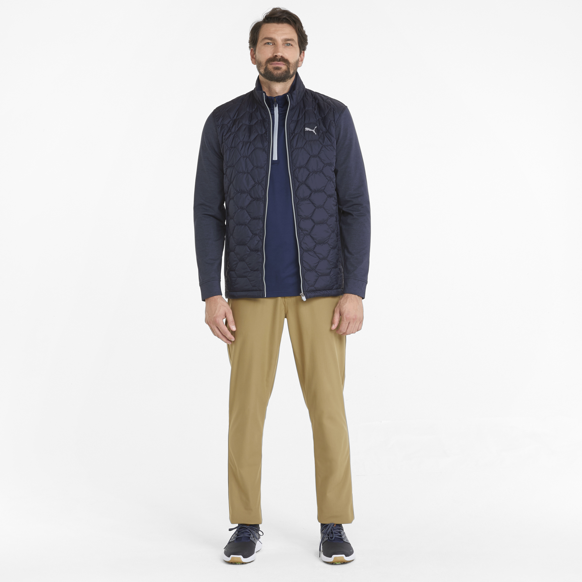PUMA 531099-02 CLOUDSPUN WRMLBL JACKET - JAKNA PODLOŽENA MOŠKA - MODRA BARVA - US L - slika 5