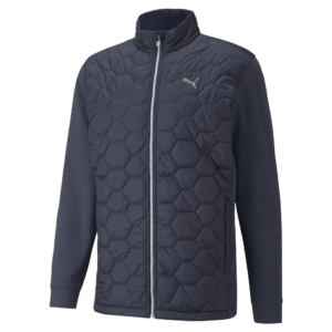 PUMA 531099-02 CLOUDSPUN WRMLBL JACKET - JAKNA PODLOŽENA MOŠKA - MODRA BARVA - US L