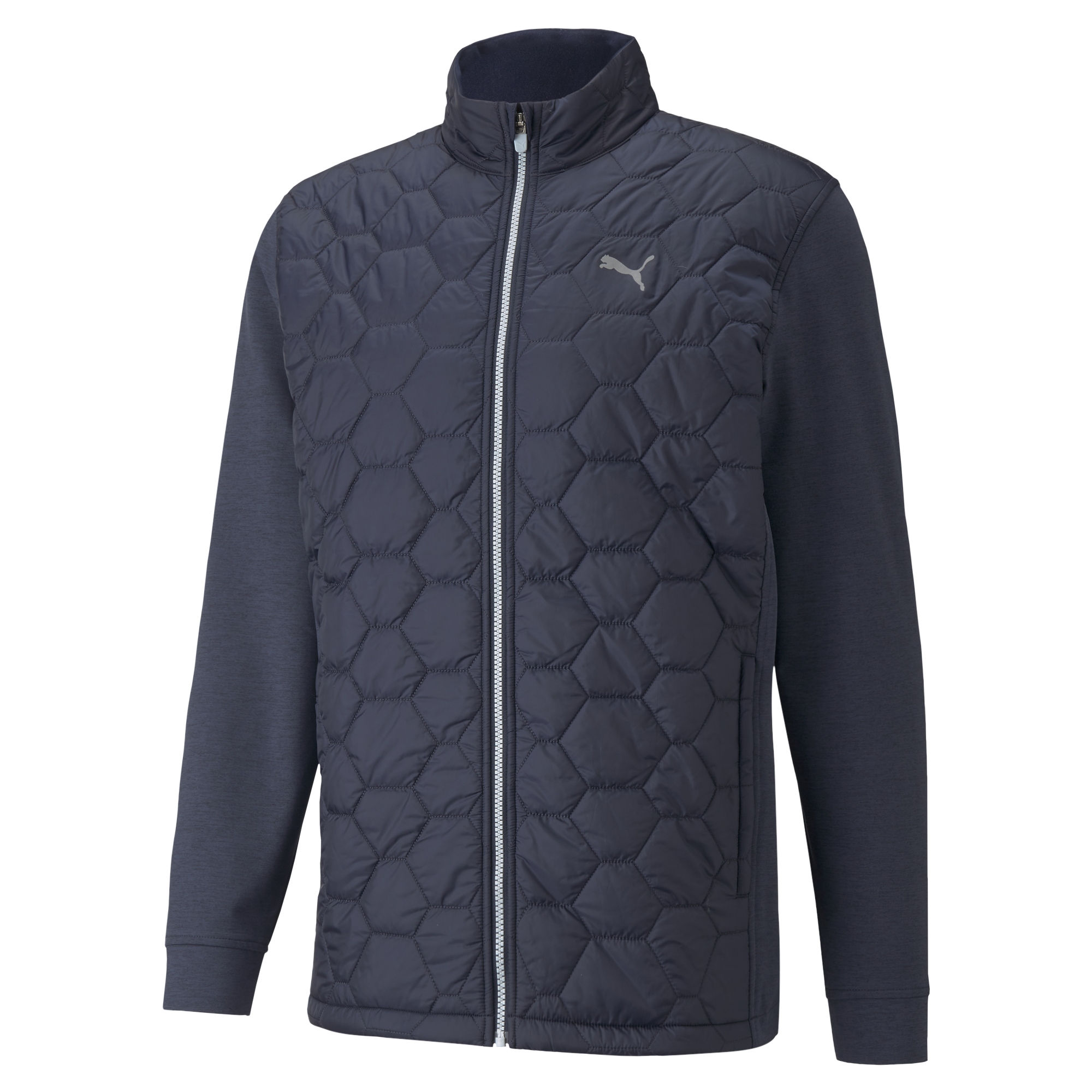 PUMA 531099-02 CLOUDSPUN WRMLBL JACKET - JAKNA PODLOŽENA MOŠKA - MODRA BARVA - US L