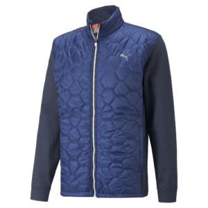 PUMA 531099-03 CLOUDSPUN WRMLBL JACKET - JAKNA PODLOŽENA MOŠKA - SVETLO MODRA BARVA - US L