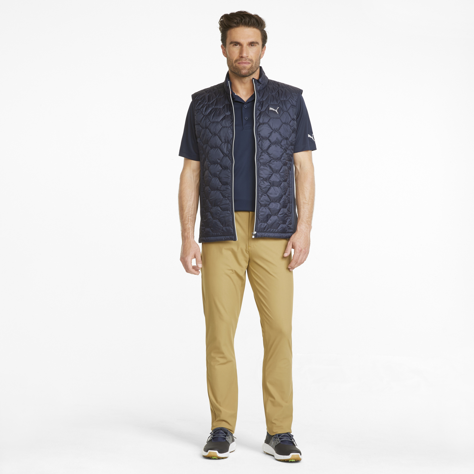 PUMA 531100-02 CLOUDSPUN WRMLBL VEST - JAKNA PODLOŽENA MOŠKA - MODRA BARVA - US L - slika 5
