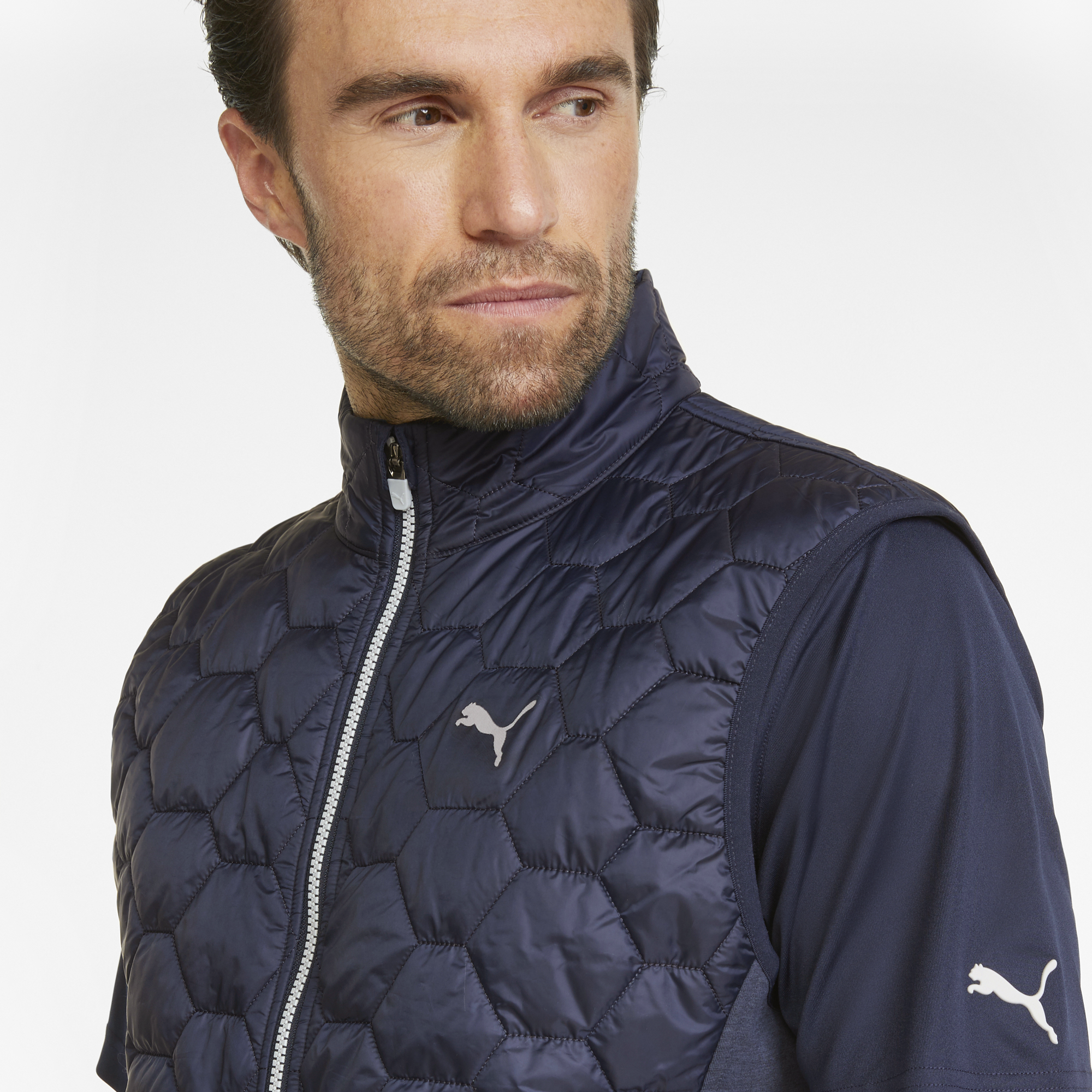 PUMA 531100-02 CLOUDSPUN WRMLBL VEST - JAKNA PODLOŽENA MOŠKA - MODRA BARVA - US L - slika 6