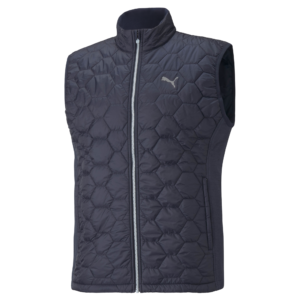 PUMA 531100-02 CLOUDSPUN WRMLBL VEST - JAKNA PODLOŽENA MOŠKA - MODRA BARVA - US L