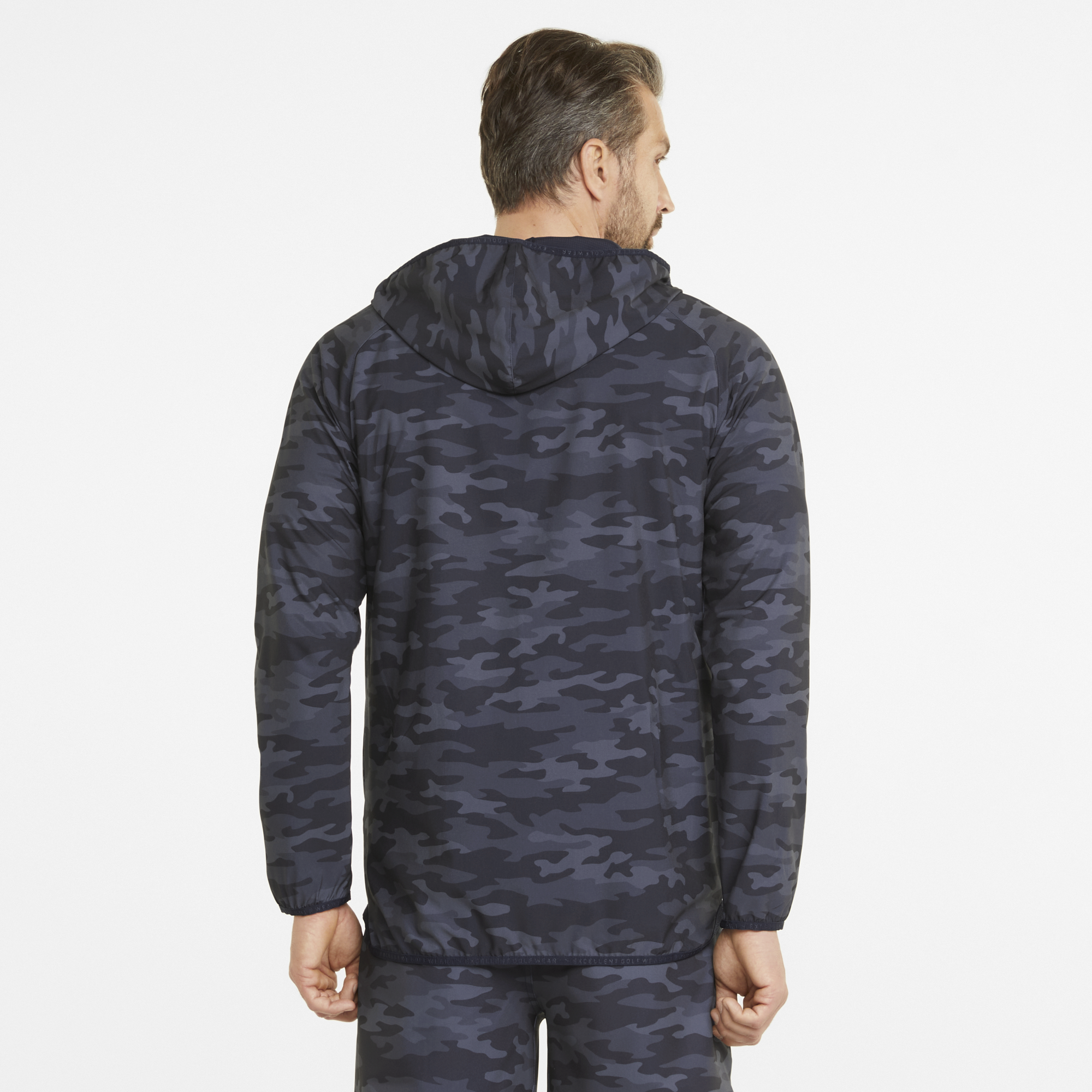 PUMA 531149-05 EGW HOODED JACKET - JAKNA MOŠKA - MODRA BARVA - US M - slika 4