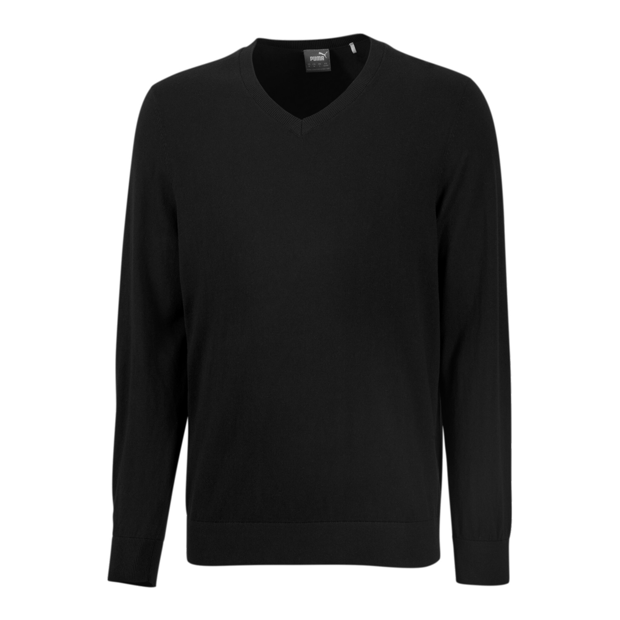 PUMA 532159-01 TEAM SWEATER - PULOVER MOŠKI - ČRNA BARVA - US XL