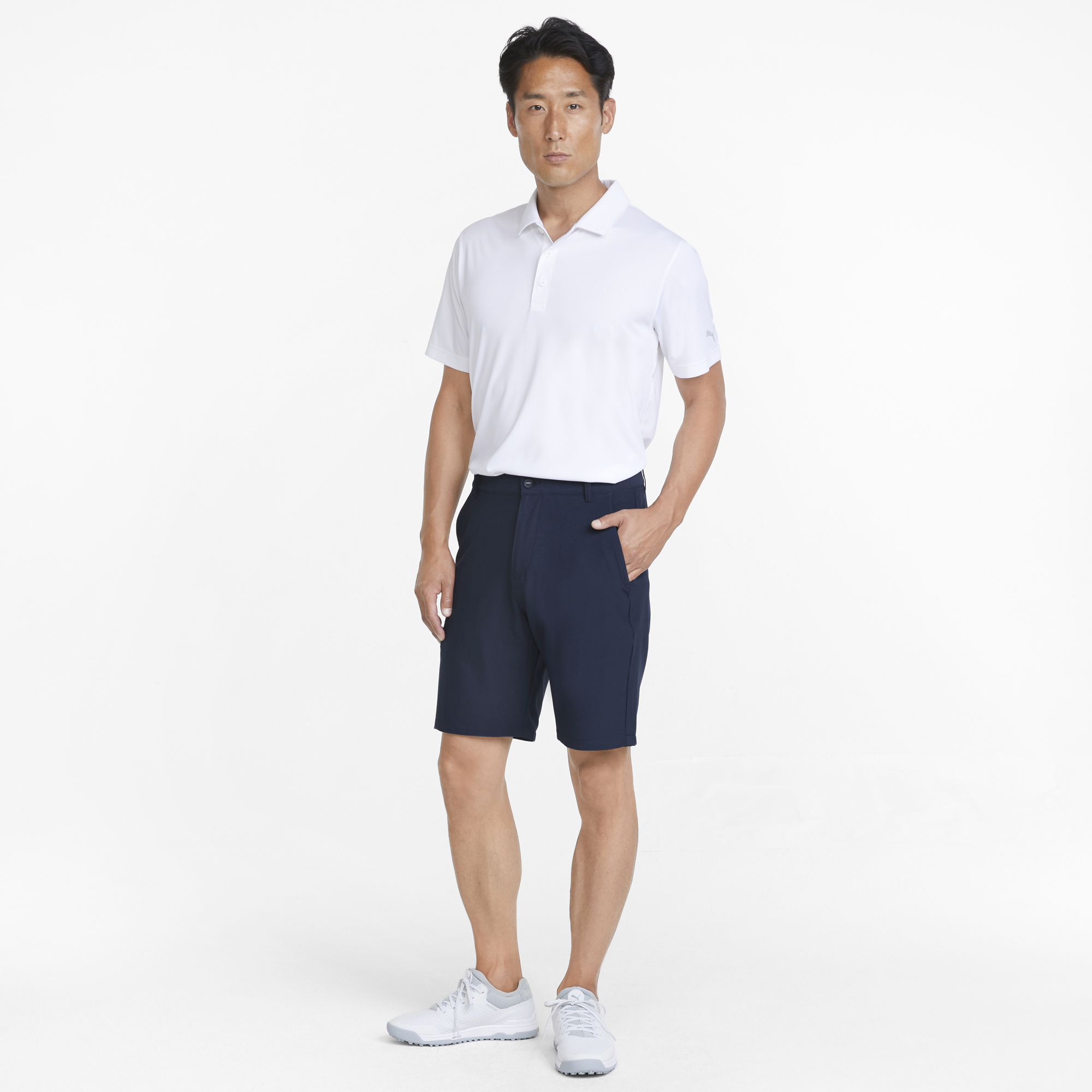PUMA 532988-02 101 SOUTH SHORT - KRATKE HLAČE MOŠKE - MODRA BARVA - US 30 - slika 5