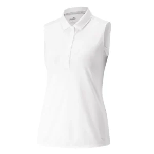PUMA 532990-01 W GAMER SL POLO - POLO MAJICA ŽENSKA - BELA BARVA - US L