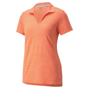 PUMA 532991-07 W CLOUDSPUN COAST POLO - POLO MAJICA ŽENSKA - ORANŽNA BARVA - US M