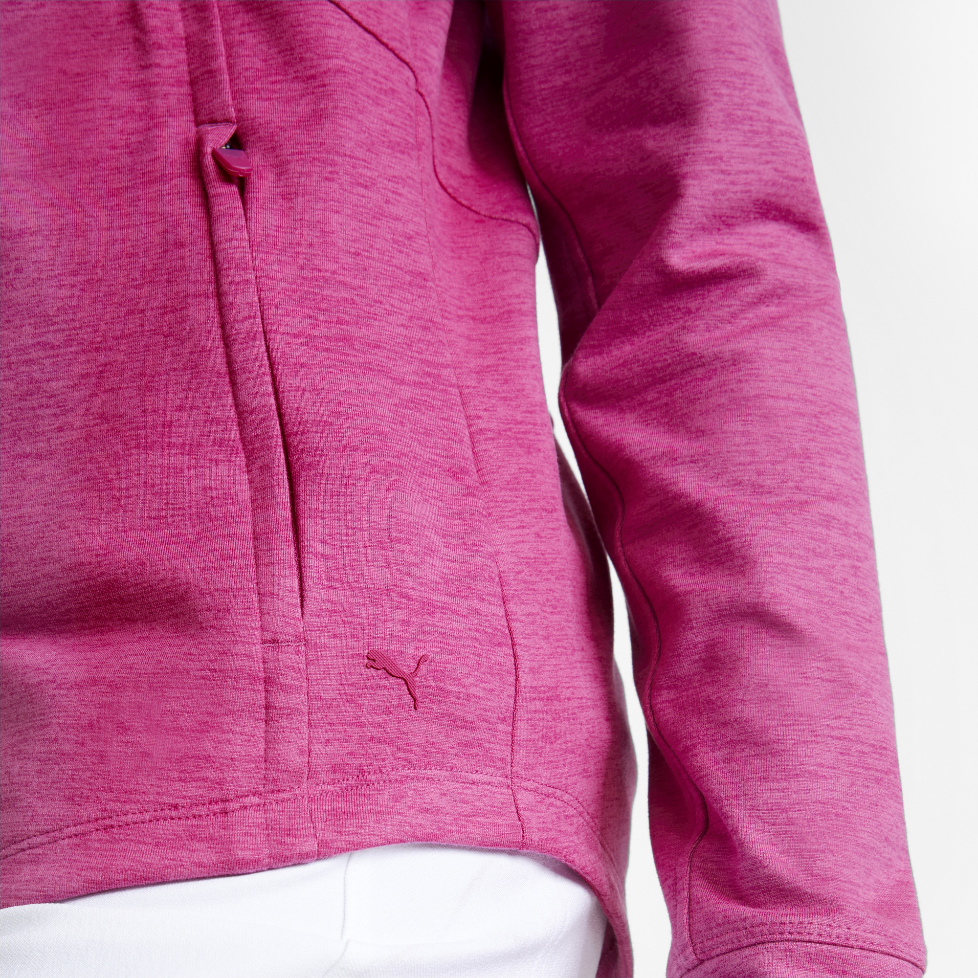 PUMA 533004-06 W CLOUDSPUN DAYBREAK JACKET - PULOVER ŽENSKI - ROZA BARVA - US L - slika 6