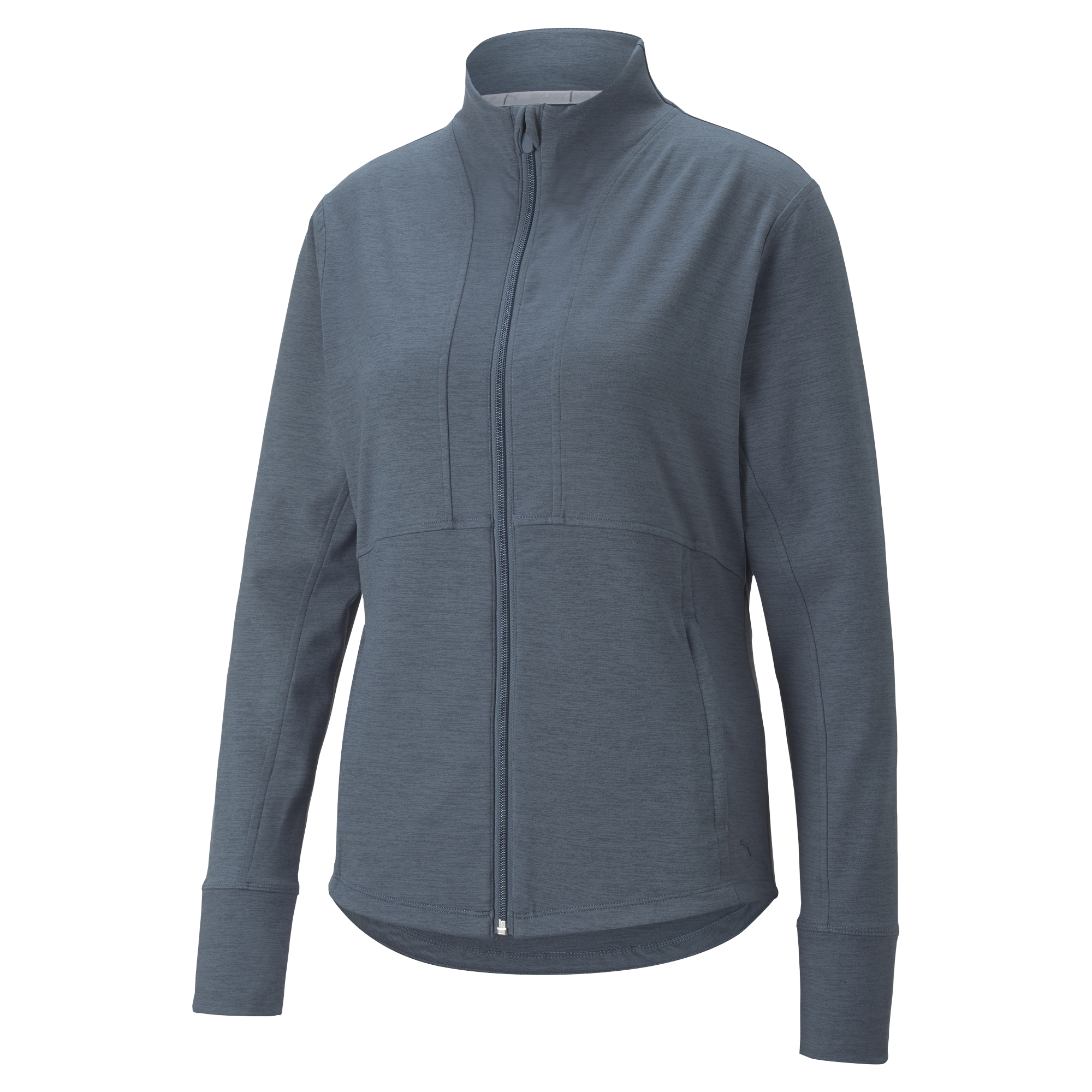 PUMA 533004-09 W CLOUDSPUN DAYBREAK JACKET - PULOVER ŽENSKI - SIVA BARVA - US L