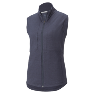 PUMA 533005-02 W CLOUDSPUN DAYBREAK VEST - PULOVER ŽENSKI - MODRA BARVA - US L