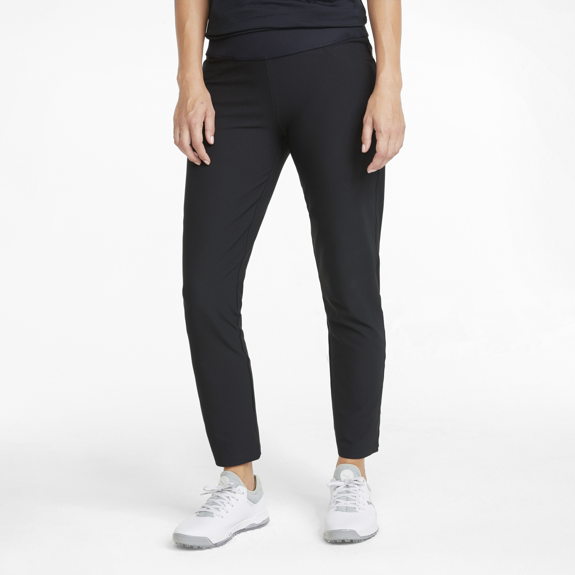PUMA 533016-01 PWRSHAPE PANT - DOLGE HLAČE ŽENSKE - ČRNA BARVA - US S - slika 8