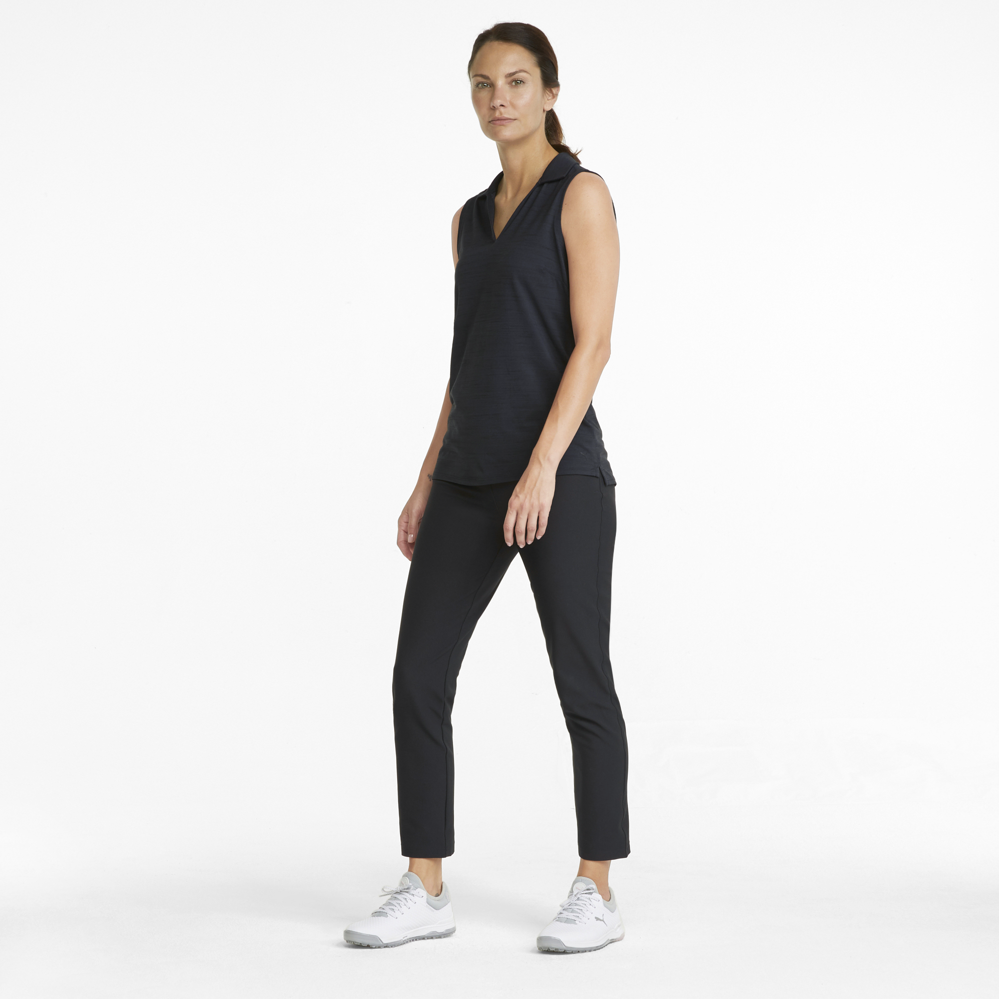 PUMA 533016-01 PWRSHAPE PANT - DOLGE HLAČE ŽENSKE - ČRNA BARVA - US S - slika 10