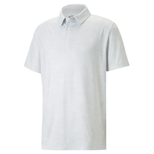 PUMA 537460-01 CLOUDSPUN WHEELS POLO - POLO MAJICA MOŠKA - SIVA BARVA - US L