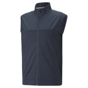 PUMA 537465-03 CLOUDSPUN COLORBLOCK VEST - PULOVER MOŠKI - MODRA BARVA - US L