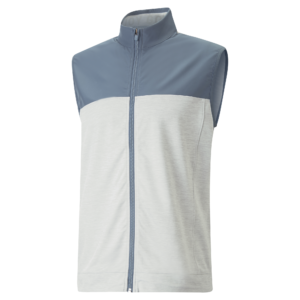 PUMA 537465-04 CLOUDSPUN COLORBLOCK VEST - PULOVER MOŠKI - SIVA BARVA - US L