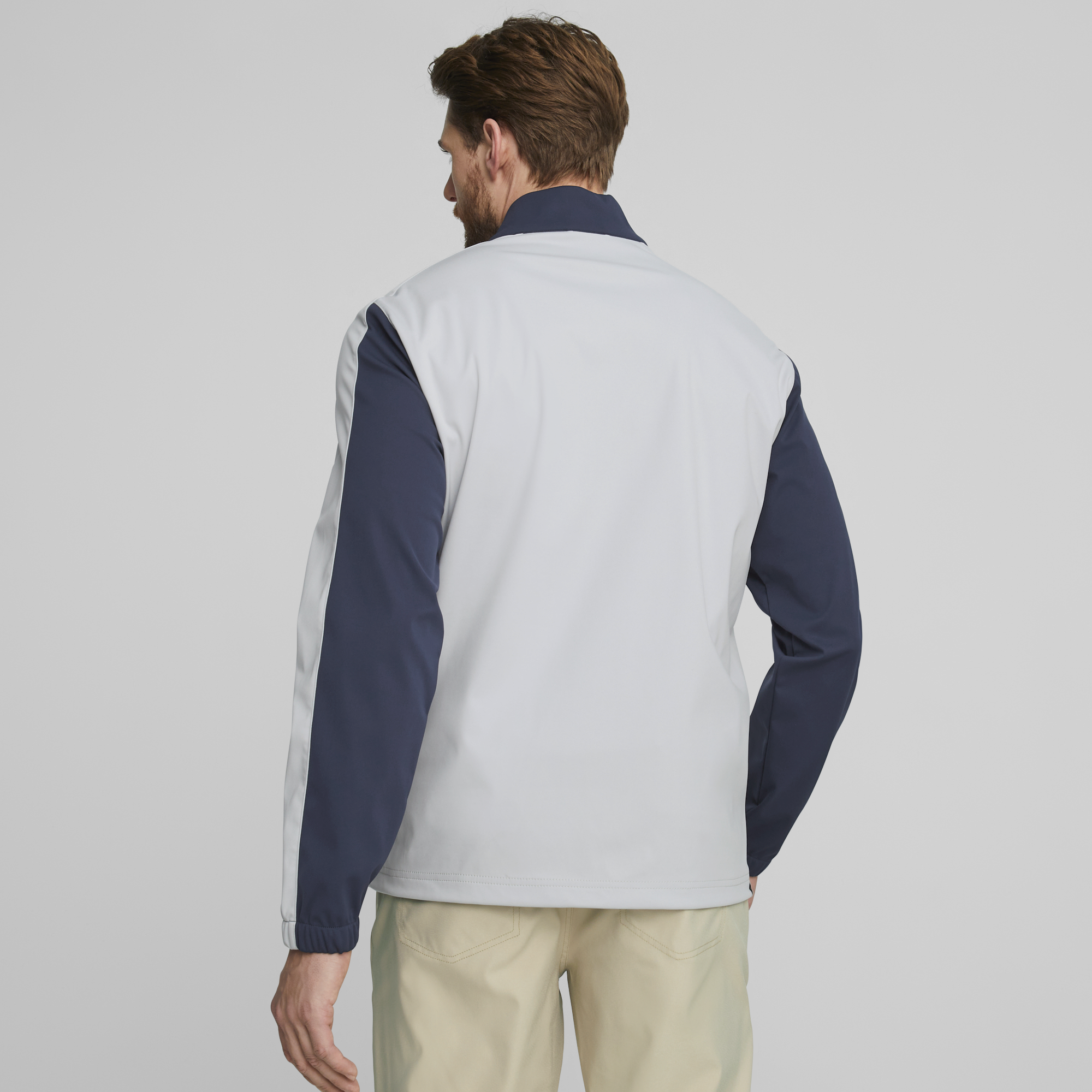 PUMA 537468-02 MOMENTUM WOVEN 1/4 ZIP - PULOVER MOŠKI - MODRA BARVA - US L - slika 5
