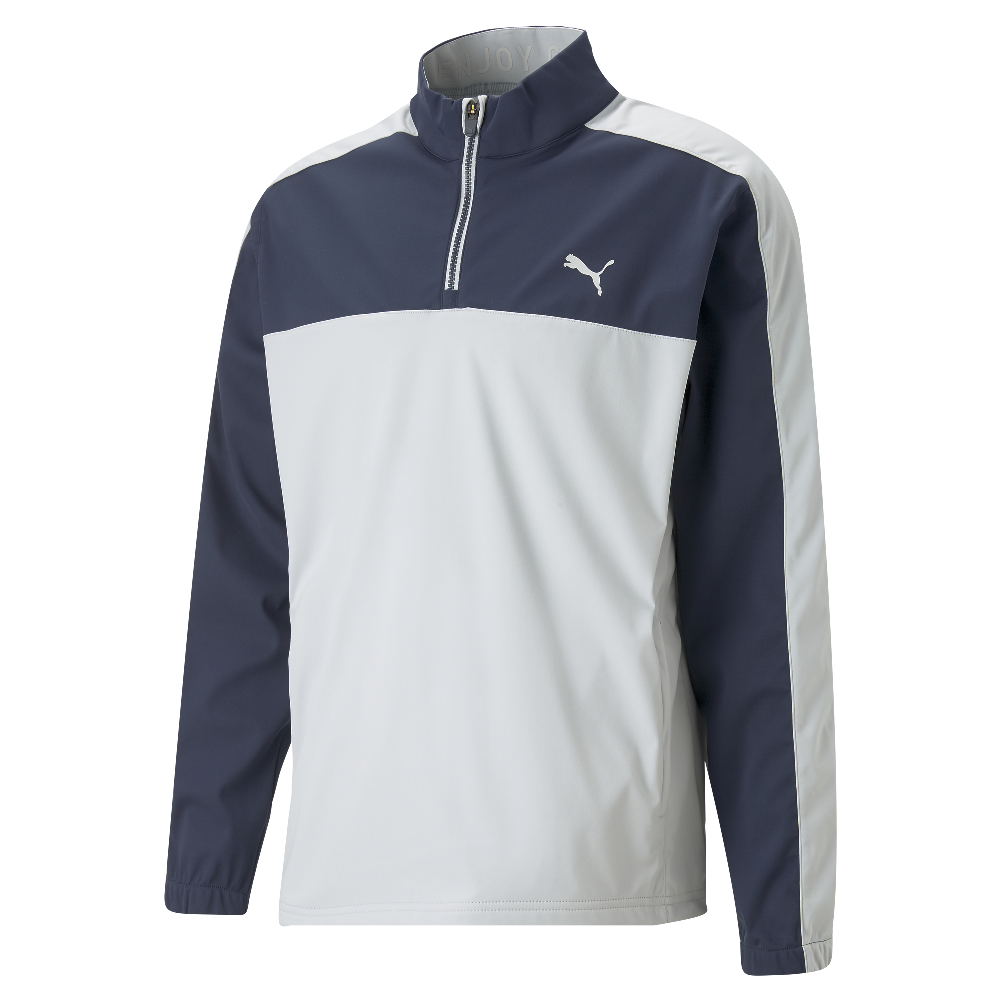 PUMA 537468-02 MOMENTUM WOVEN 1/4 ZIP - PULOVER MOŠKI - MODRA BARVA - US L