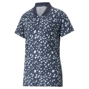 PUMA 537489-02 W MATTR PATHFINDER POLO - POLO MAJICA ŽENSKA - MODRA BARVA - US L