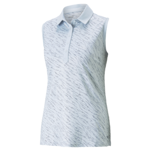 PUMA 537490-02 W CLOUDSPUN WHITEWATER SL POLO - POLO MAJICA ŽENSKA - SIVA BARVA - US L