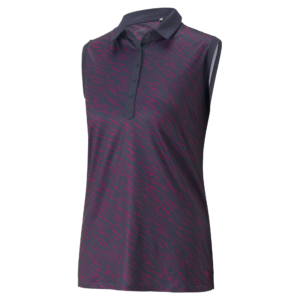 PUMA 537490-03 W CLOUDSPUN WHITEWATER SL POLO - POLO MAJICA ŽENSKA - MODRA BARVA - US S