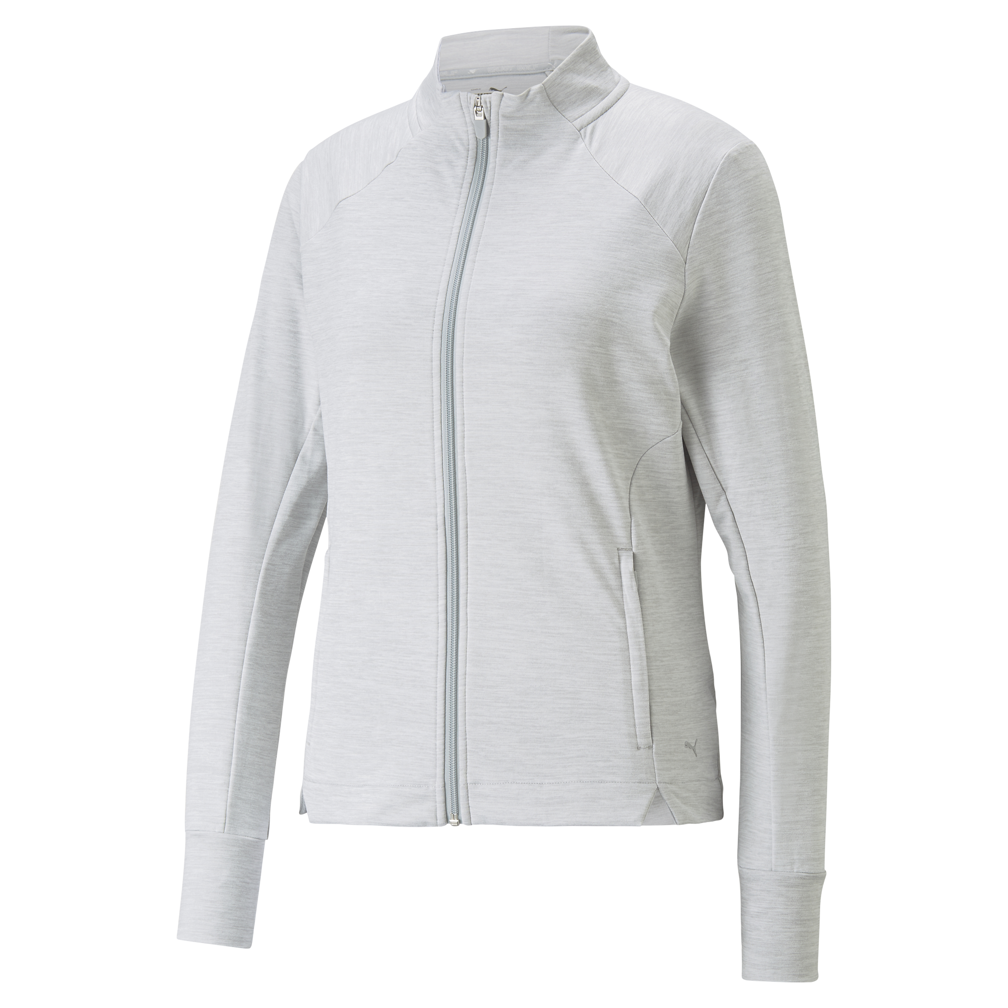 PUMA 537502-07 W CLOUDSPUN HEATHER FULL ZIP JACKET - PULOVER ŽENSKI - SIVA BARVA - US M