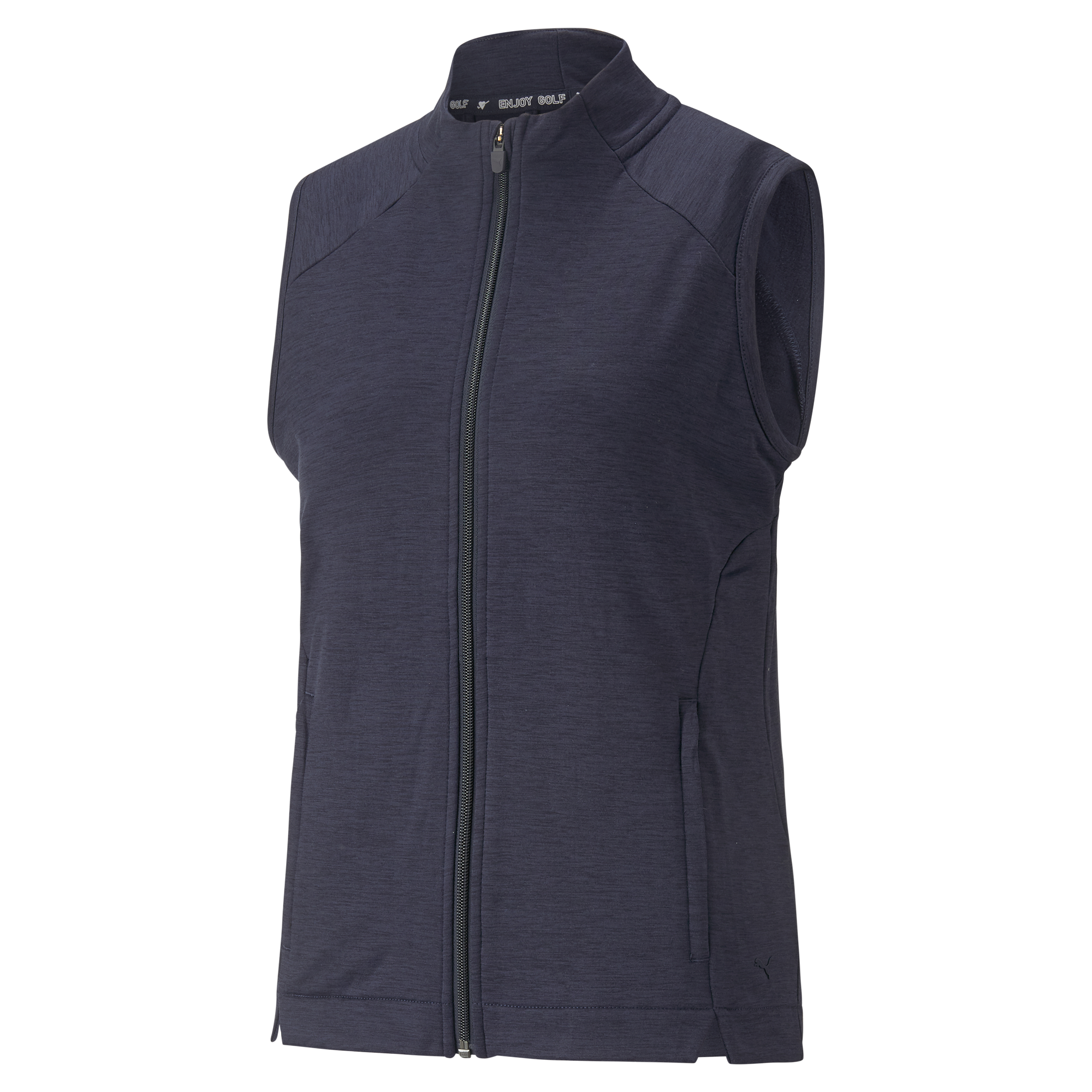 PUMA 537503-02 W CLOUDSPUN HEATHER FULL ZIP VEST - PULOVER ŽENSKI - MODRA BARVA - US M