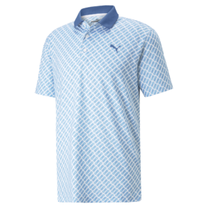 PUMA 538992-06 MATTR PINEAPPLES POLO - POLO MAJICA MOŠKA - MODRA BARVA - US M