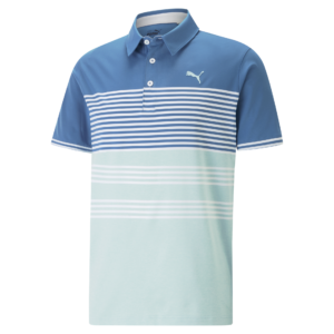 PUMA 538997-05 MATTR TRACK POLO - POLO MAJICA MOŠKA - SVETLO MODRA BARVA - US M